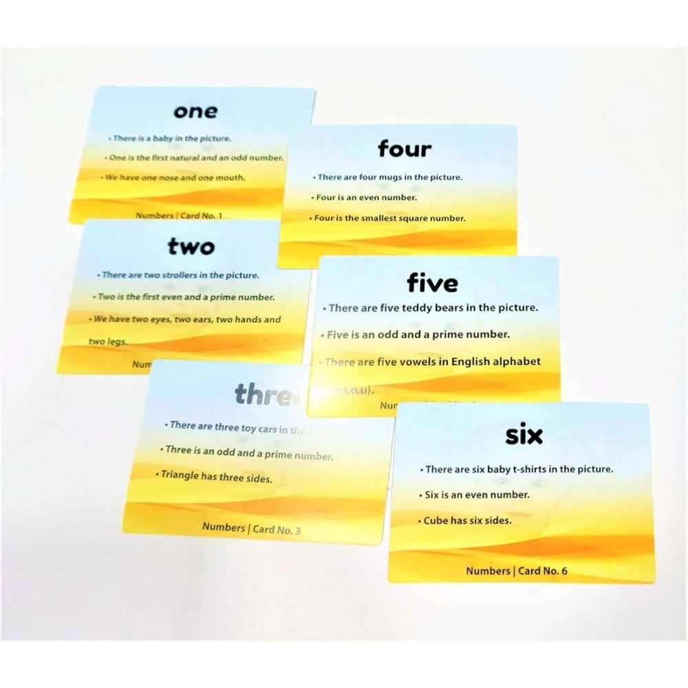 Flash Card-Number | Plastic | Educational Toys | 6+ Months