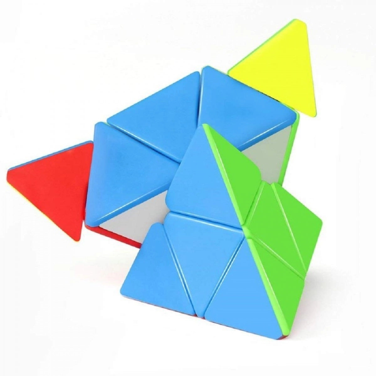 Pyramid Cube 3x3 High Speed Stickerless Triangle Pyraminx Puzzle Cube | Plastic | Creative Toys | 5+ Years