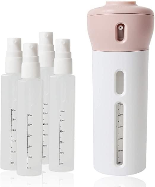 OS 4-in-1 Smart Travel Bottles Set, Includes 4 Empty Reusable PRODUCT CODE (OS0004812)