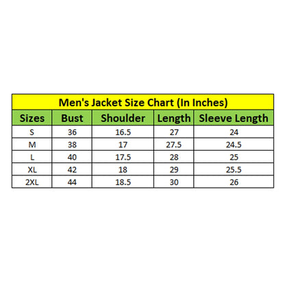 Generic Men's Colorblock Lycra Blend Full Sleeve Casual Jacket (Blue)