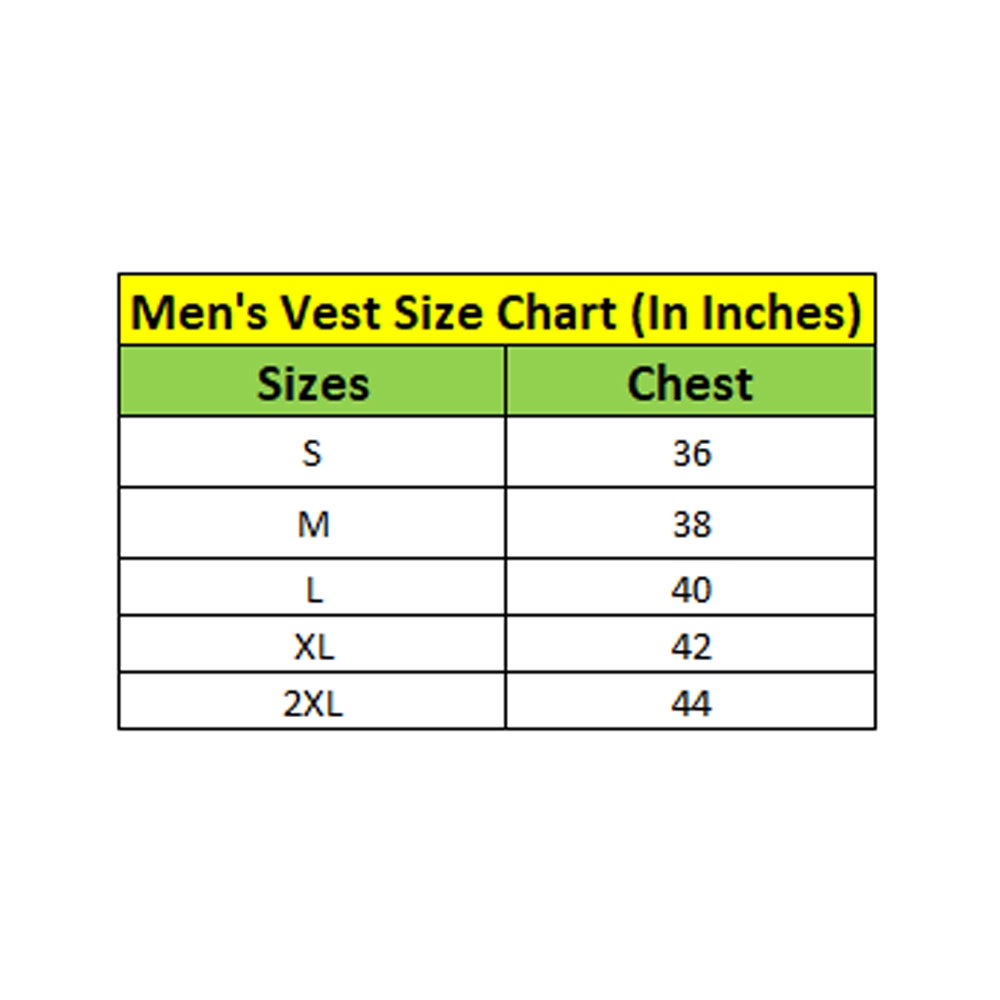 Generic Men's Casual Polyester Printed Sleeveless Vest (Yellow)