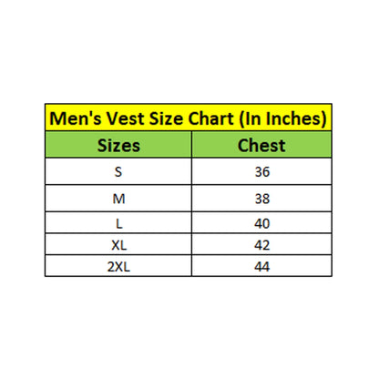 Generic Men's Casual Polyester Printed Sleeveless Vest (Yellow)