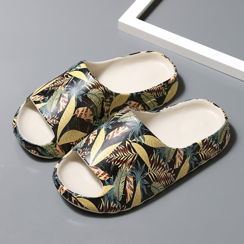 Coconut Outer Wear Thick-soled Beach Flip Flops