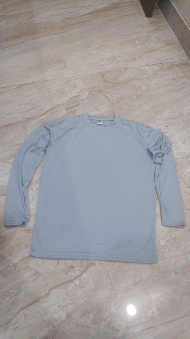 OS Cotton Blend Solid Full Sleeves T-Shirt PRODUCT CODE (OS0005522)