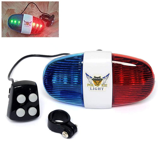 OS Police Sound Bike LED Light Kids Electronic Horn Siren PRODUCT CODE(OS0008398)