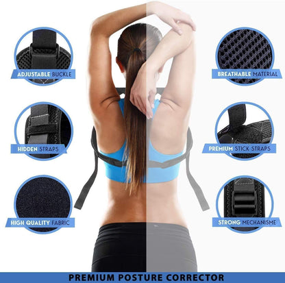 OS Adjustable Posture Corrector For Men And Women PRODUCT CODE(OS0008416)