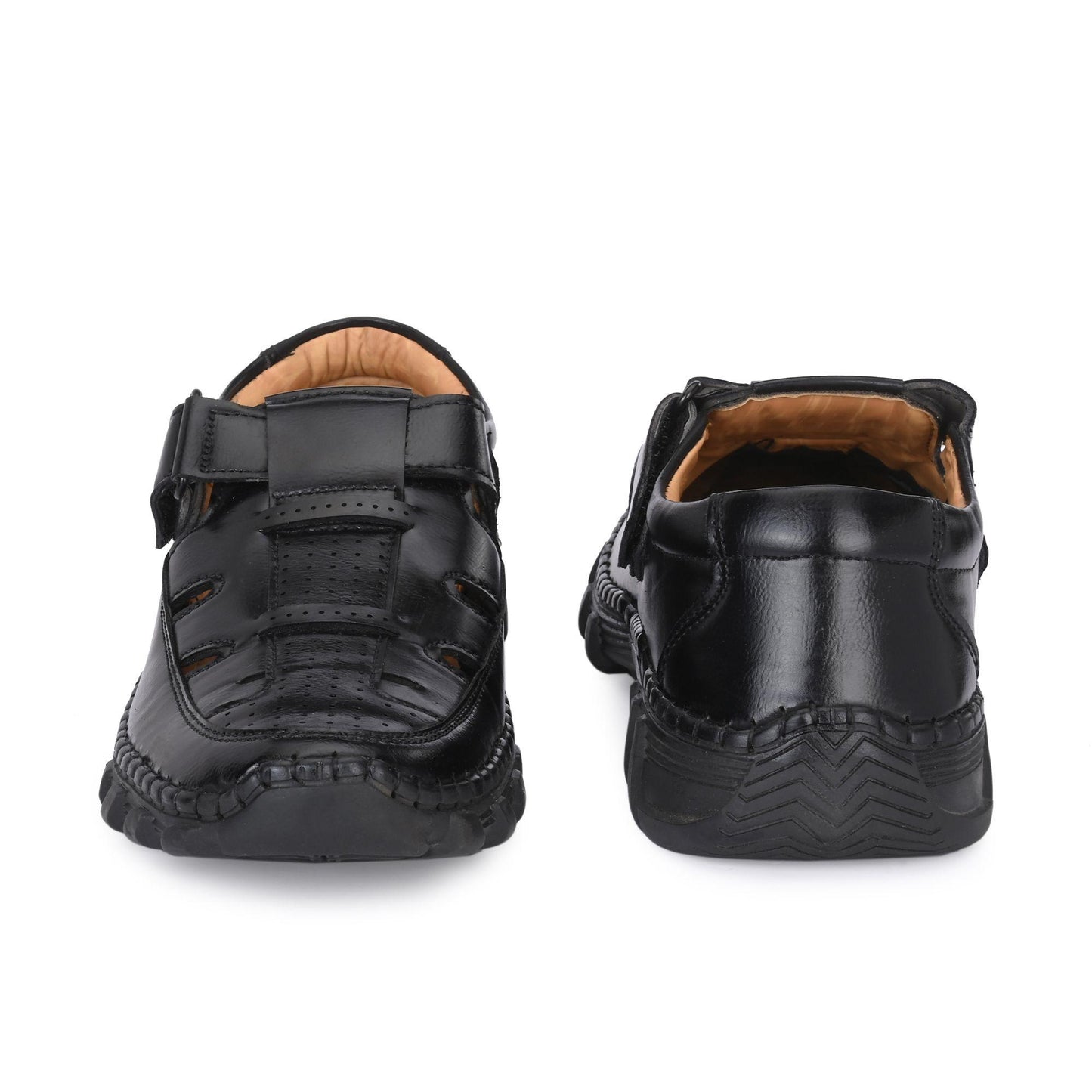 OS Black Roman Sandals For Men PRODUCT CODE (OS0007039)