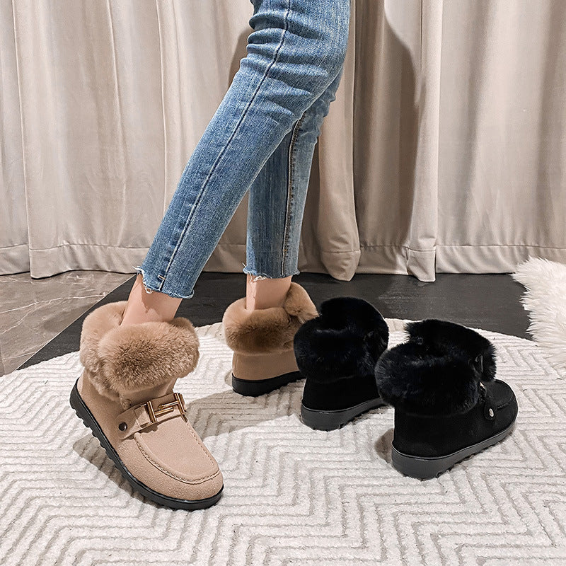 New Fleece Boots For Women Keep Warm