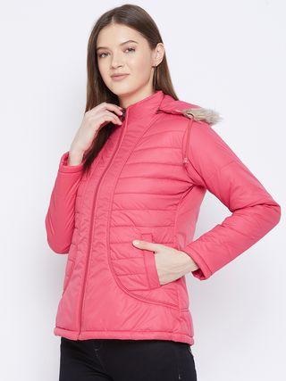 OS Women's Winter Wear Solid Parka Jacket PRODUCT CODE (OS0010030)