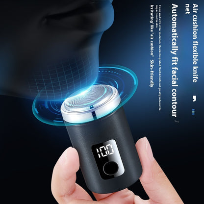 Mini Men's Electric Shaver With Power Display