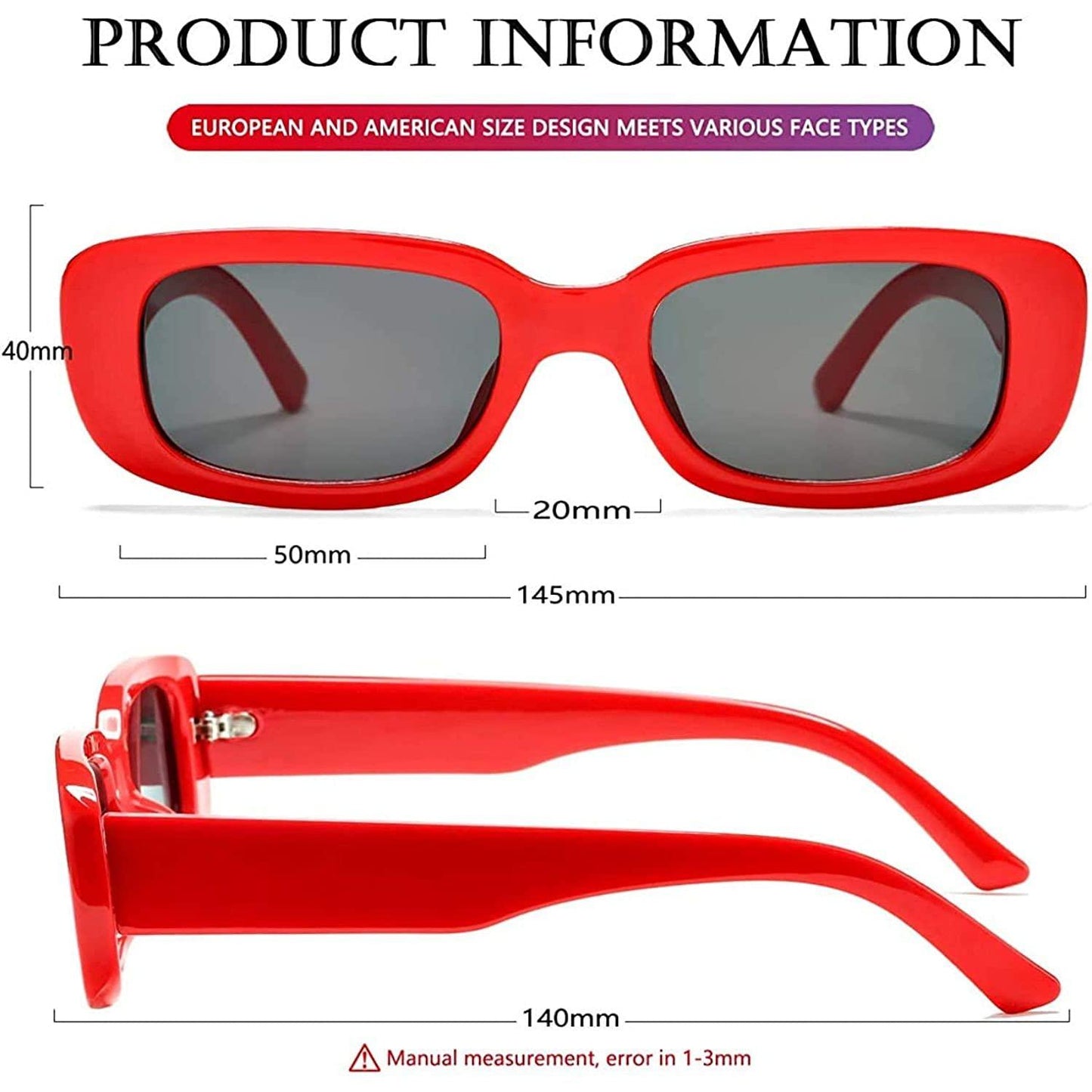 OS Unisex Free Size Rectangle Sunglasses PRODUCT CODE(OS0008326)