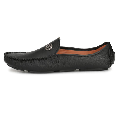 GMG Brawo Black Casual Loafer Shoes for Men's, Boys PRODUCT CODE (GMG0007134)