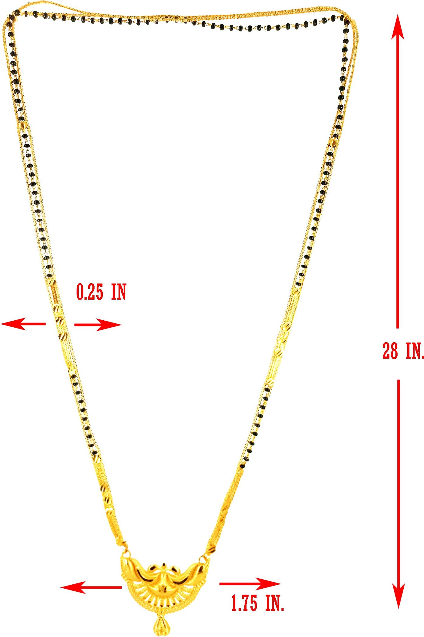 Elegant Gold Plated Mangalsutra PRODUCT CODE (OS0006810)