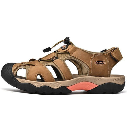 GMG Men's Leather Closed Toe Sandal PRODUCT (GMG0007085)