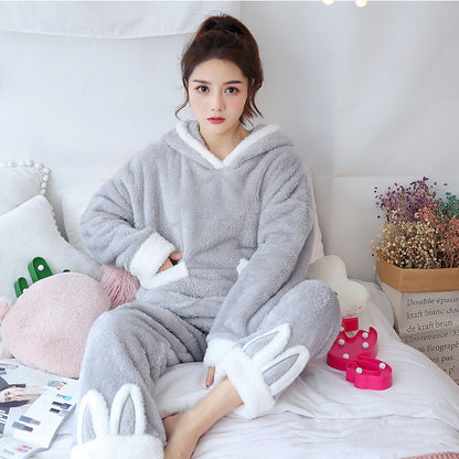 New Plush Home Pajamas For Winter Household