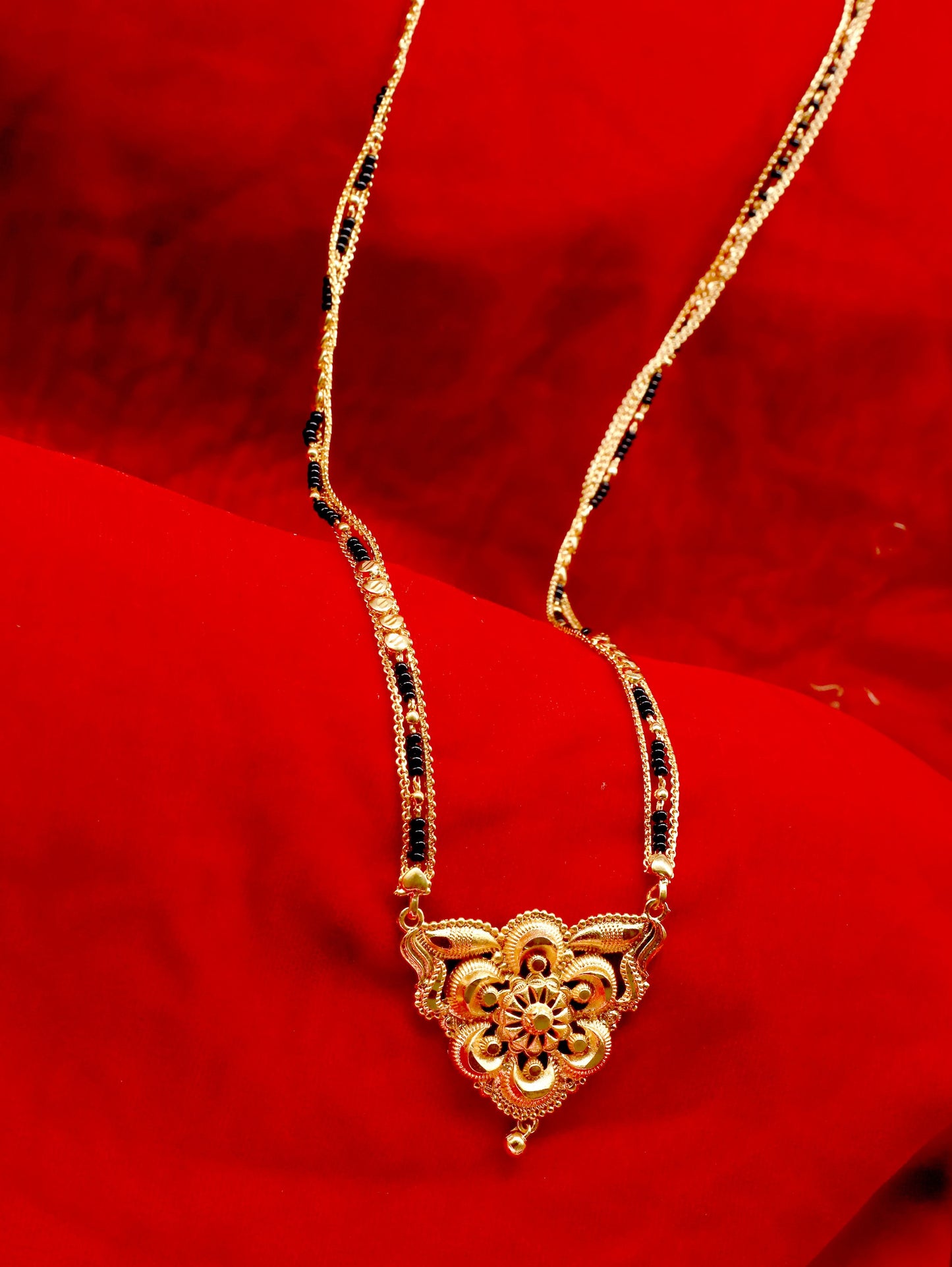 Attractive Gold Plated Mangalsutra PRODUCT CODE (OS0006856)