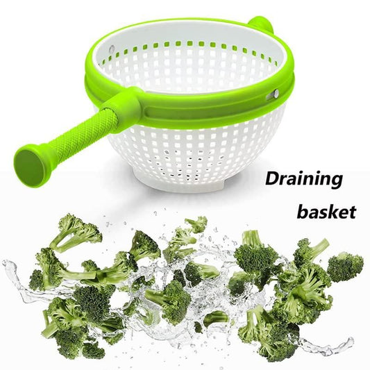 OS Salad Spinner & Drain Lettuce Vegetable Drain Baske PRODUCT CODE (OS0004509)