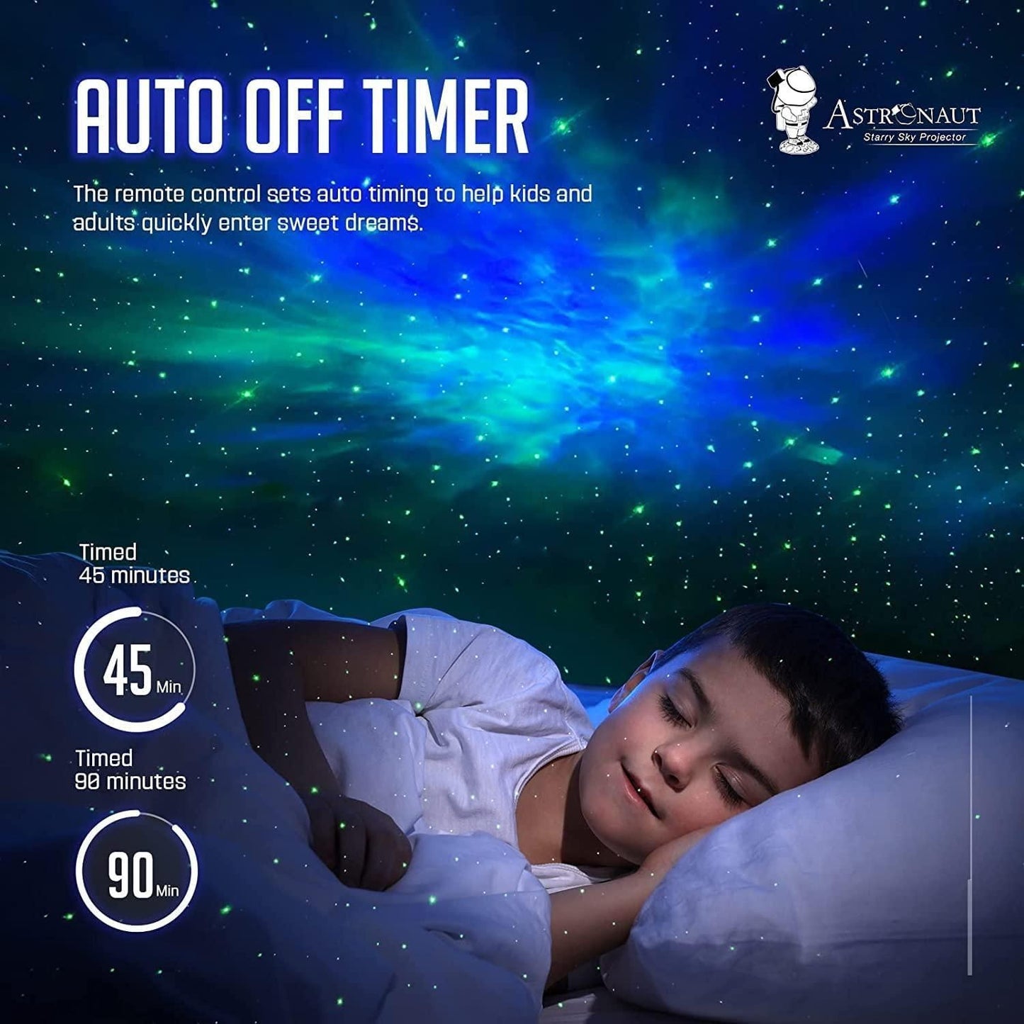 OS Astronaut Galaxy Projector - 360 Magnetic Head Rotation, Remote Control PRODUCT CODE(OS0008351)