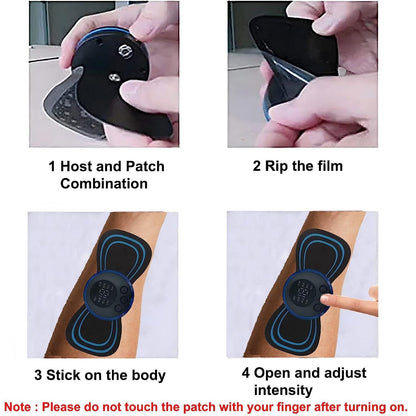 OS Reusable EMS Bioelectric Acupoints Massager Pad PRODUCT CODE (OS0002042)