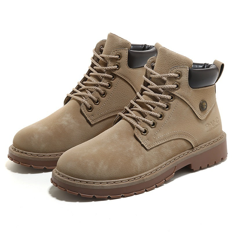 New Men's Fleece Pig Ba Martin Boots