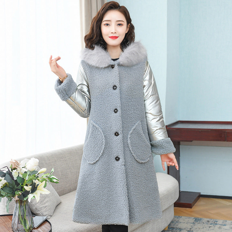 Fashion Particles Chenille Coat Women