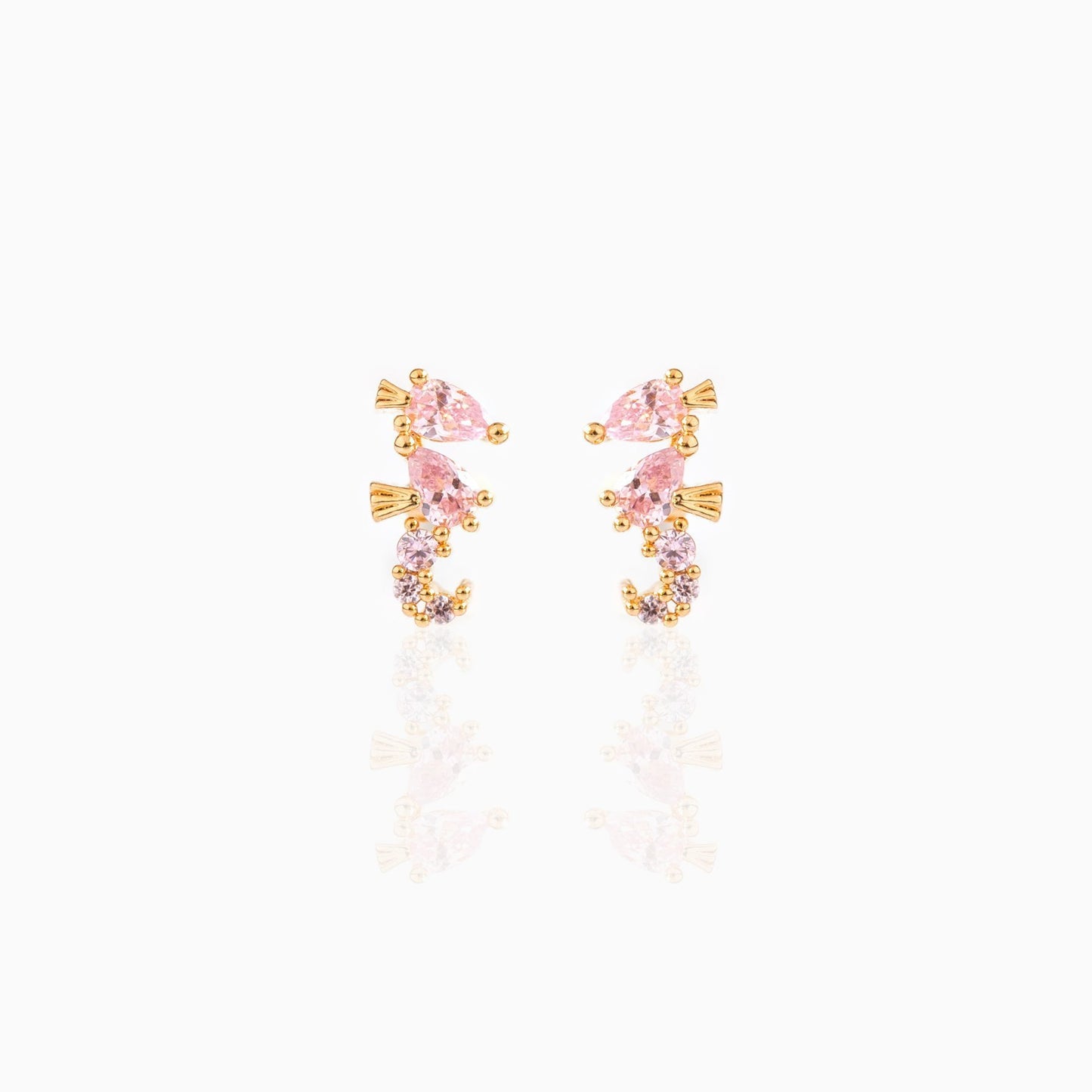 Exquisite Face Little Girl Heart Earrings