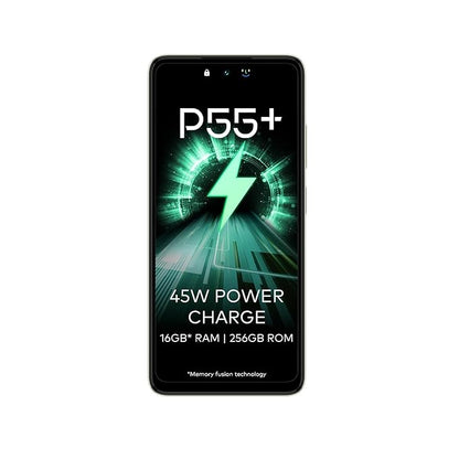 itel P55+ 4G | Upto 16GB RAM with Memory Fusion & 256GB ROM| 50MP AI Dual Rear Camera & 8MP Front Camera| 45W Charger with 5000 mAh Battery | Dynamic Bar|UFS 2.2| Royal Green PRODUCT CODE (OS00018001)