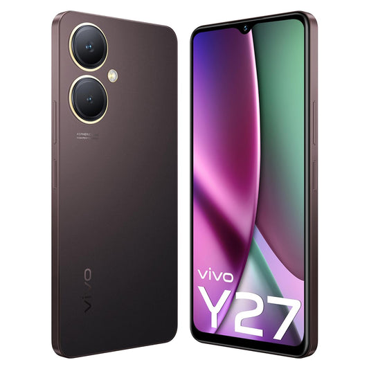 Vivo Y27 (Burgundy Black, 6GB RAM, 128GB Storage) with No Cost EMI/Additional Exchange Offers PRODUCT CODE (OS00017004)