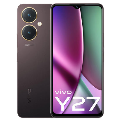 Vivo Y27 (Burgundy Black, 6GB RAM, 128GB Storage) with No Cost EMI/Additional Exchange Offers PRODUCT CODE (OS00017004)