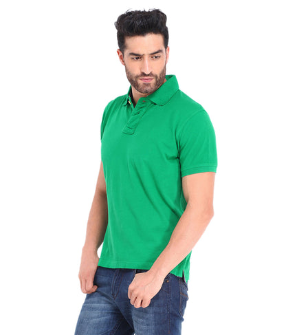 OS Poly Cotton Solid Half Sleeves Mens Polo T-shirt (Pack of 3) PRODUCT CODE (OS0005550)