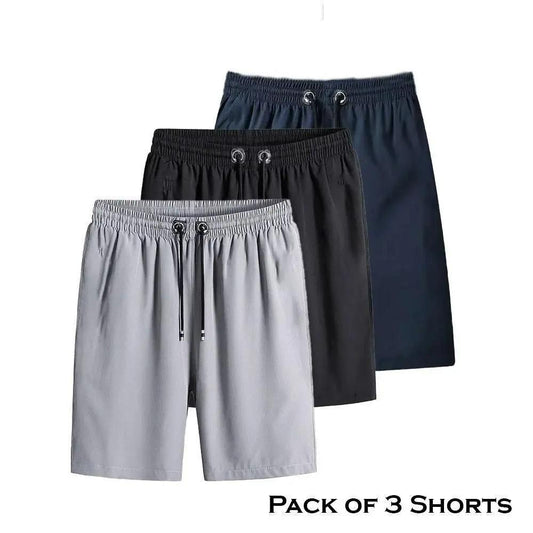 OS Combo of 3 Men's Cotton Polyester Shorts PRODUCT CODE (OS0005623)