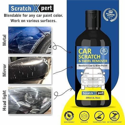 OS Car Body Scratch Remover and Repair Polishing Cream Kit with Sponge 200ML(Pack Of 2) PRODUCT CODE (OS00012003)