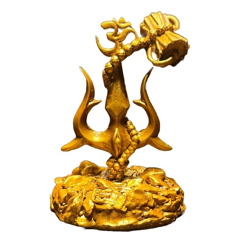 OS Trishul with Damru Standing Decorative Showpiece PRODUCT CODE (OS0004716)