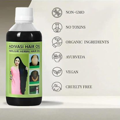 OS Adivasi Neelgiri Herbal Hair Oil 125ML (Pack of 2) PRODUCT CODE (OS0001319)