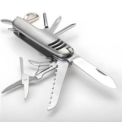 OS Folding Multi-Use Tool Camping Survival Pocket Knife PRODUCT CODE (OS0004634)