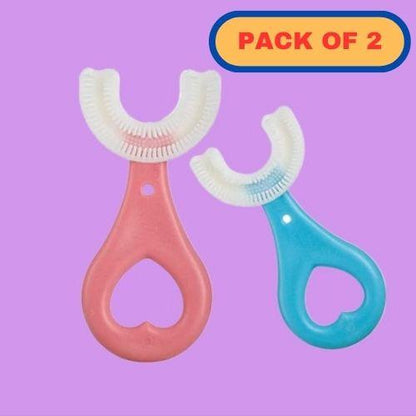 OS Manual Toothbrush U Shaped Soft Silicone Brush PRODUCT CODE(OS0002018)