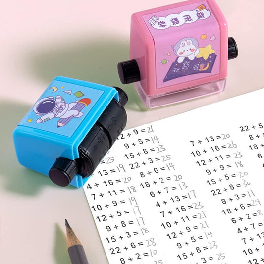 OS Roller Design Digital Teaching Stamp, Math Stamps Practice Tools Within 100 Supplies Educational for Preschool All Arithmetic (1 Pcs) PRODUCT CODE (OS0001142)