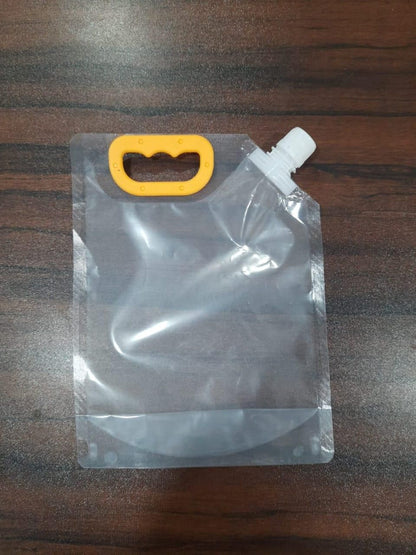 OS Plastic 2 Pcs (1 L) Reusable Grain Moisture Proof Sealed Bag Grain Storage Tank PRODUCT CODE (OS0004750)