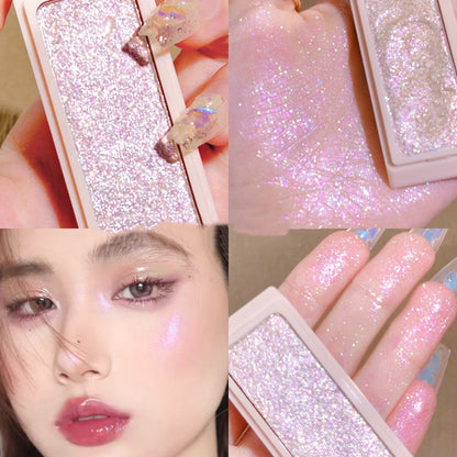 Pearlescent Broken Diamond Fine Glitter Brighten Skin Clear High Gloss Cream