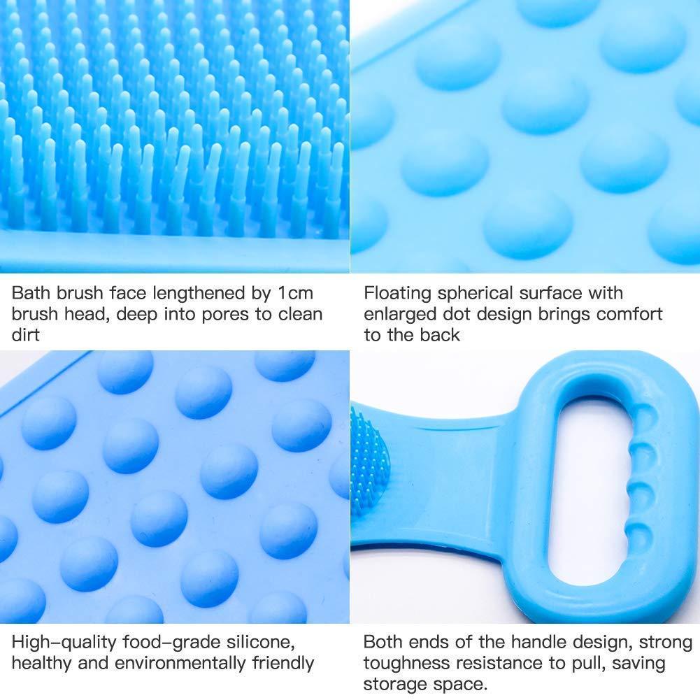 OS Back Scrubber- Silicone Body Double Side Bathing Back Scrubber PRODUCT CODE (OS0004775)