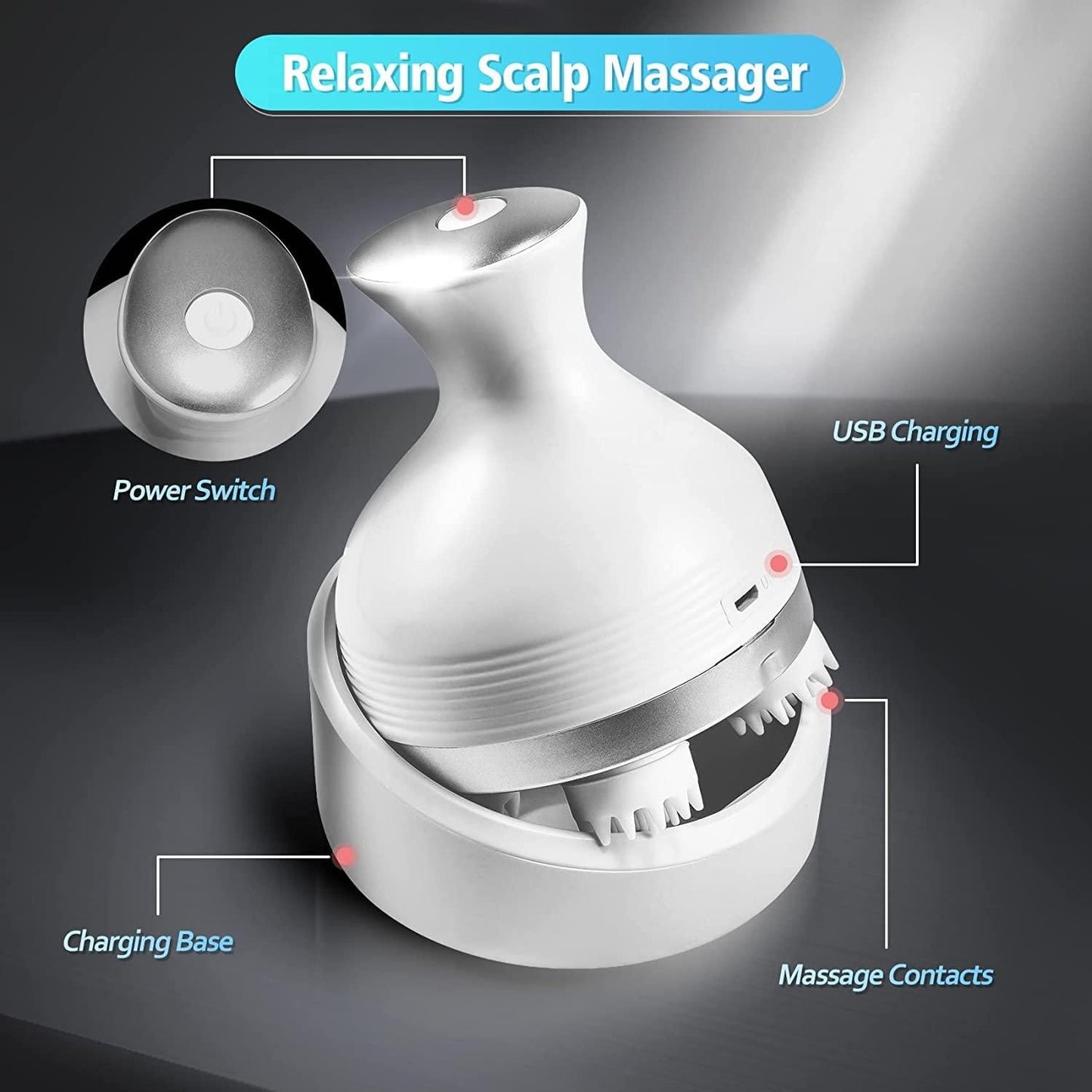 OS Electric Scalp Massager PRODUCT CODE (OS0001259)