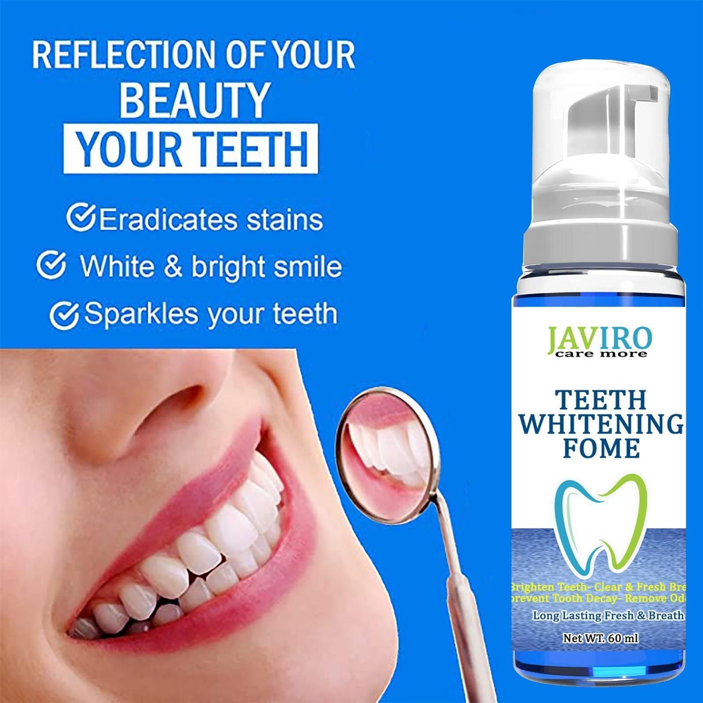 OS Teeth Whitening Fome (60 ML) PRODUCT CODE (OS0006003)