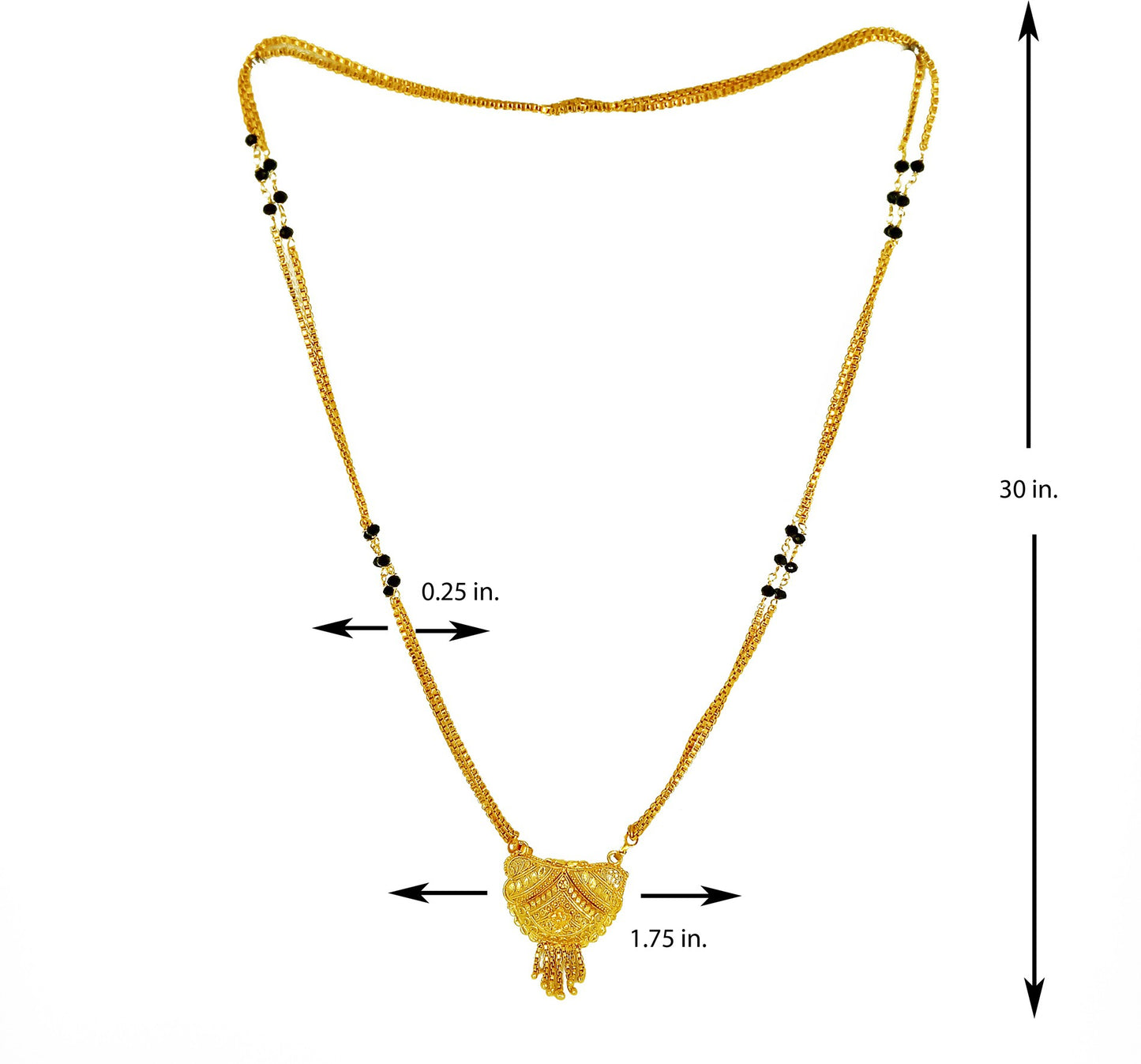 Beautiful Gold Plated Mangalsutra PRODUCT CODE (OS0006857)