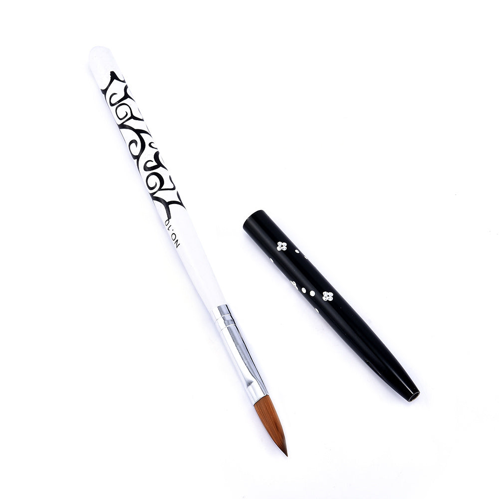 New Style Manicure Mink Hair Crystal Pen