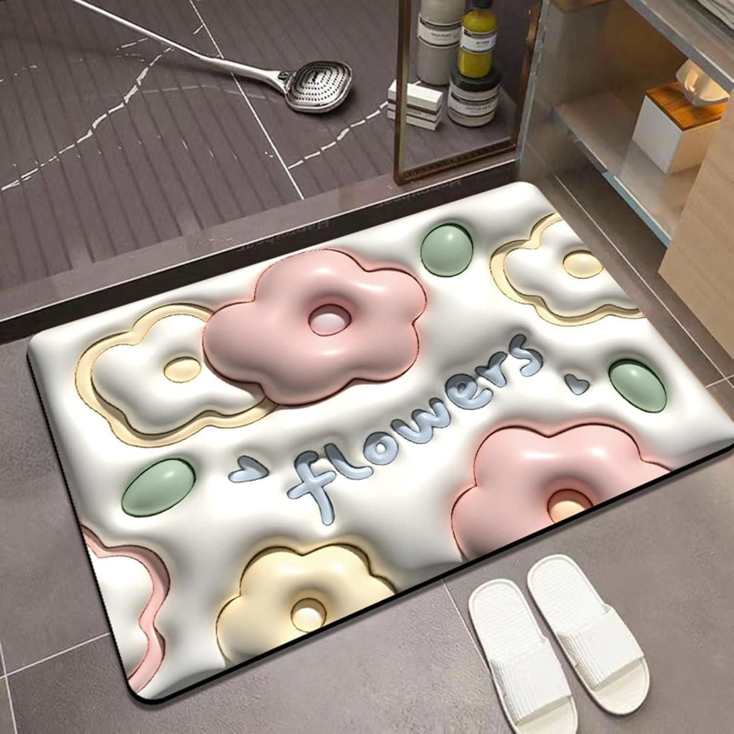 OS 3D Visual Cute Non Slip Quick Drying Bath Mat PRODUCT CODE (OS0004677)