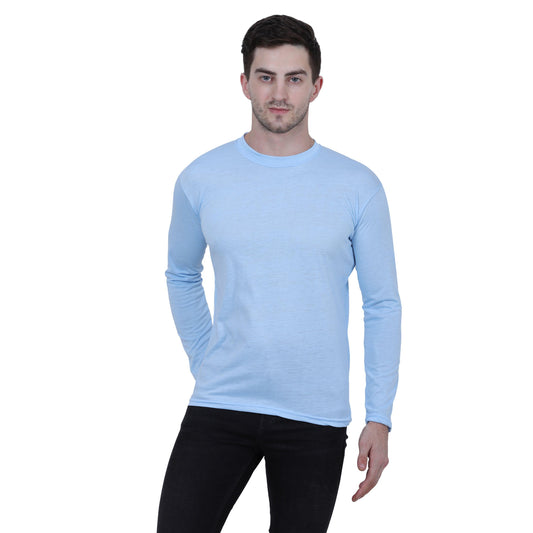 OS Cotton Blend Solid Full Sleeves T-Shirt PRODUCT CODE (OS0005522)