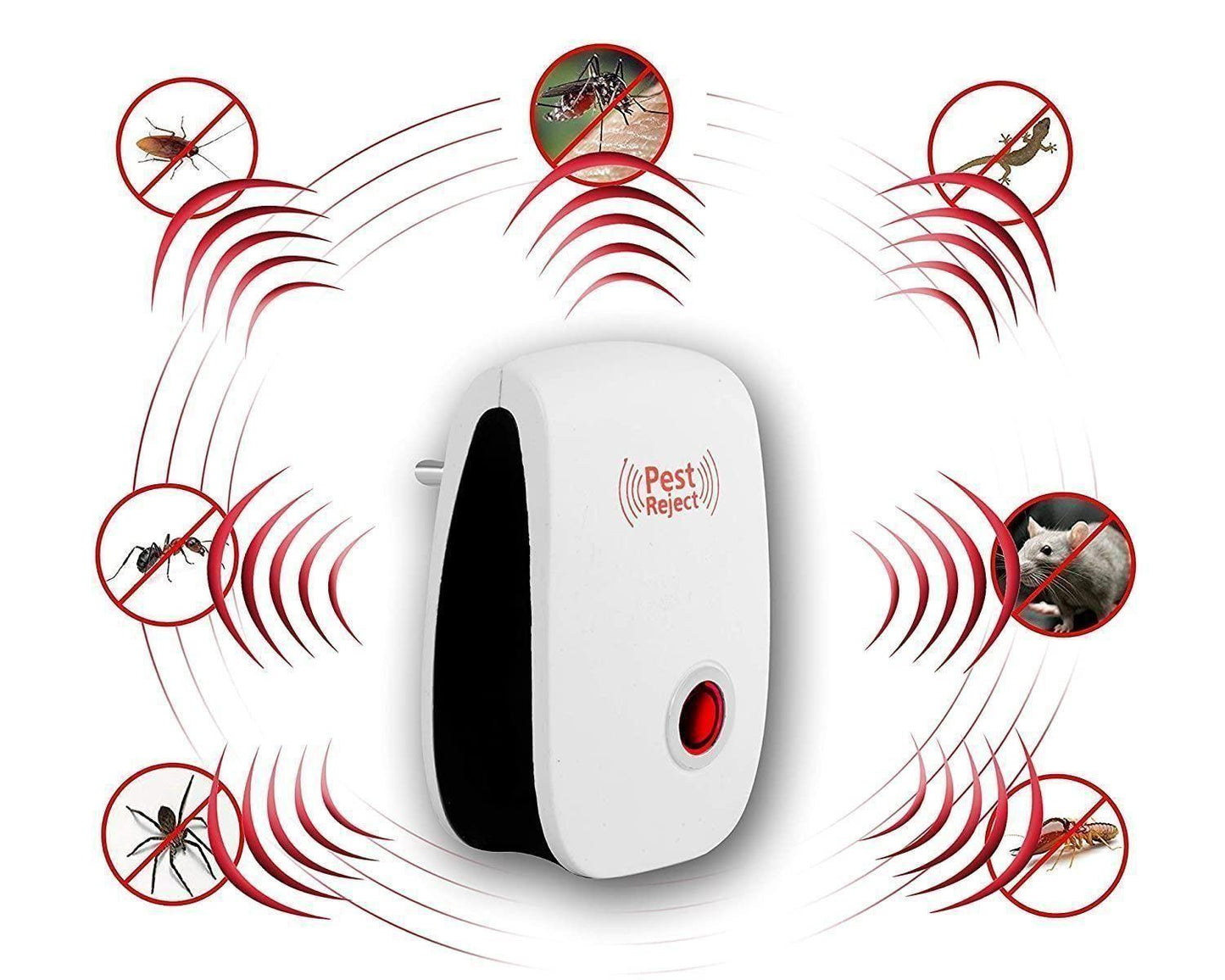 Ultrasonic Pest Repeller for Mosquito, Cockroaches, etc (Pack of 2) PRODUCT CODE(OS0008471)