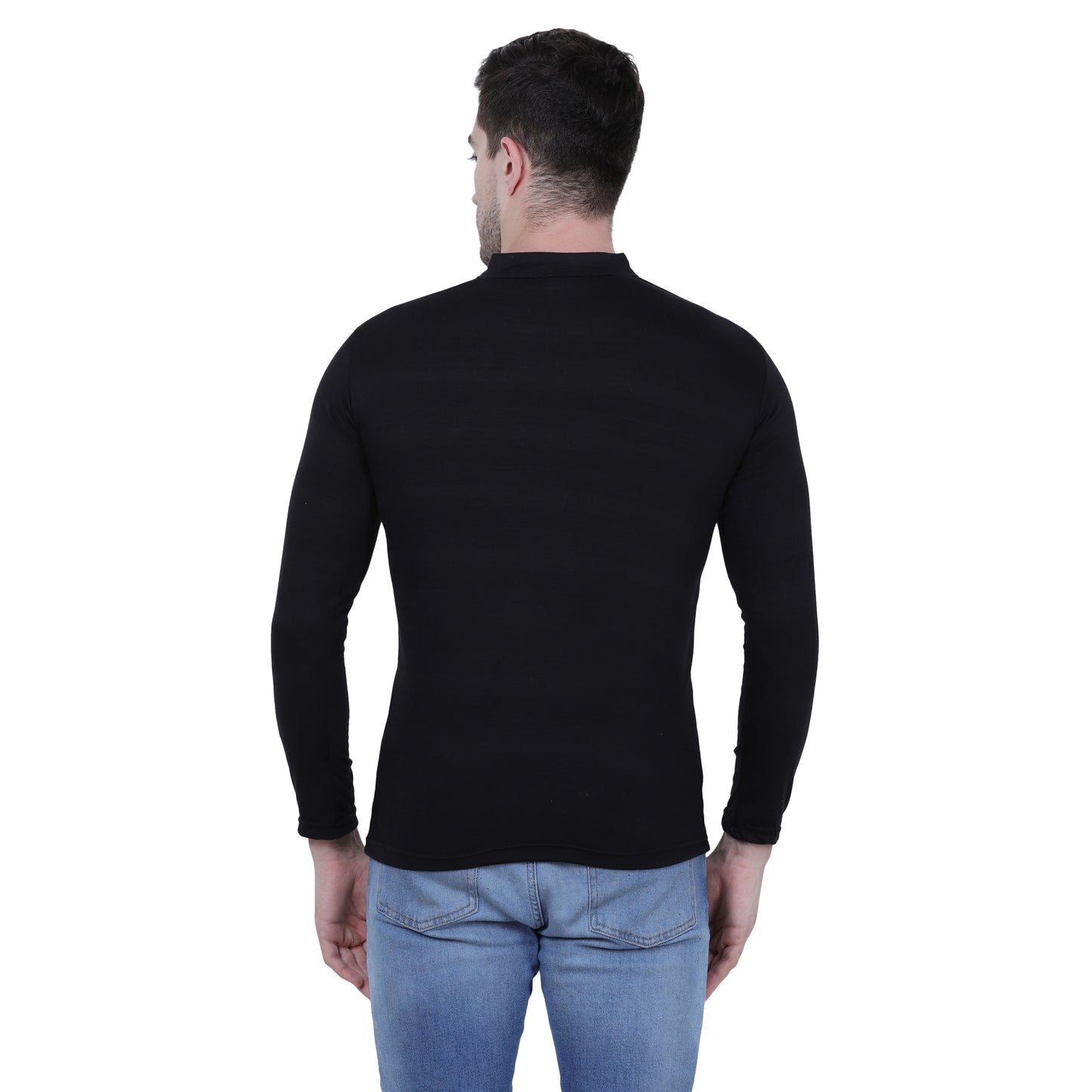 OS Cotton Blend Full Sleeves Trendy Tshirt For Men's (Pack of 4) PRODUCT CODE (OS0005513)