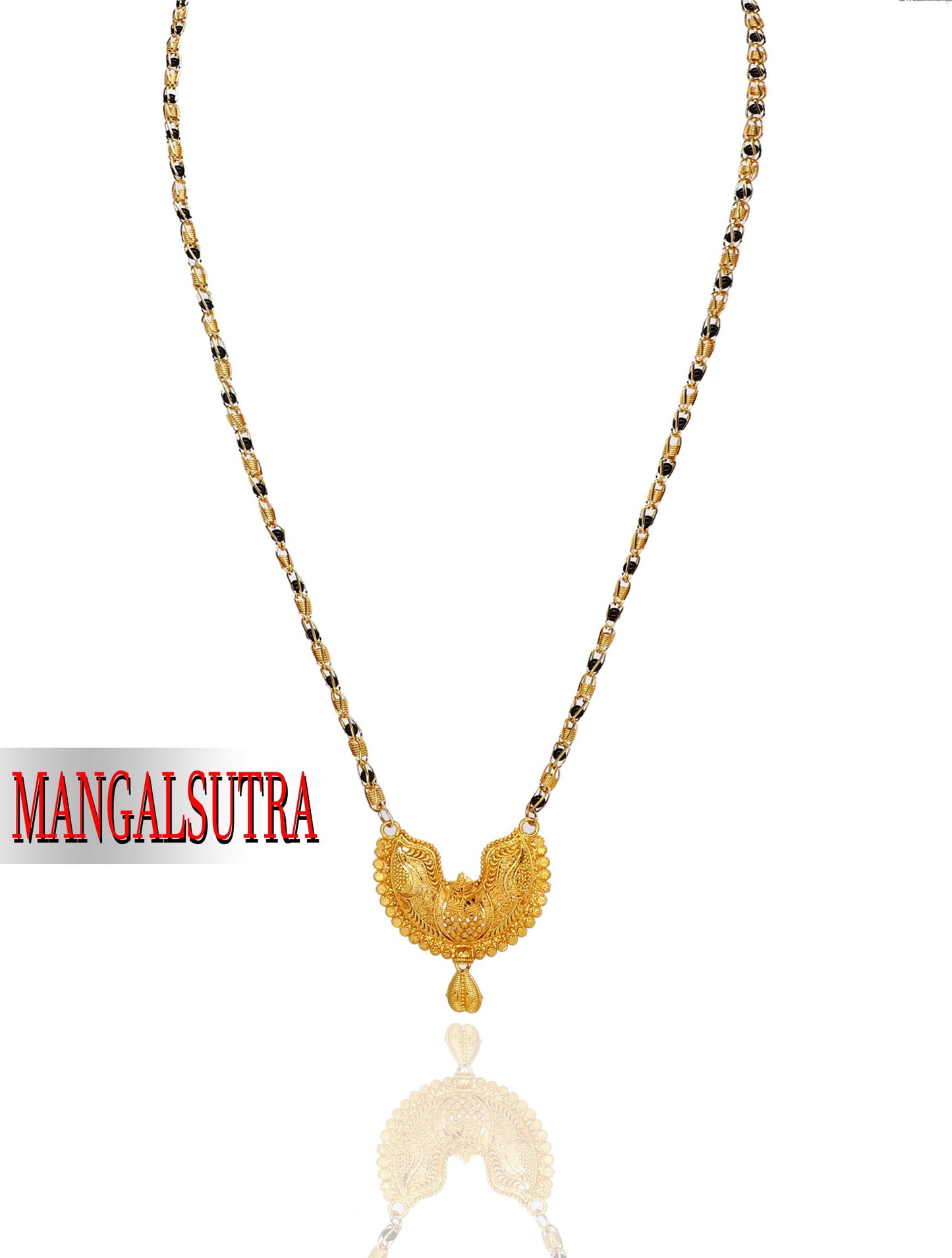 Stunning Gold Plated Mangalsutra PRODUCT CODE (OS0006848)