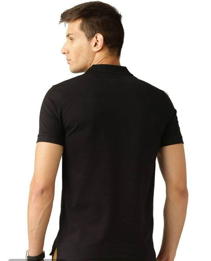 OS Cotton Blend Polo Neck Solid T-Shirt (Pack of 3) PRODUCT CODE (OS0005549)